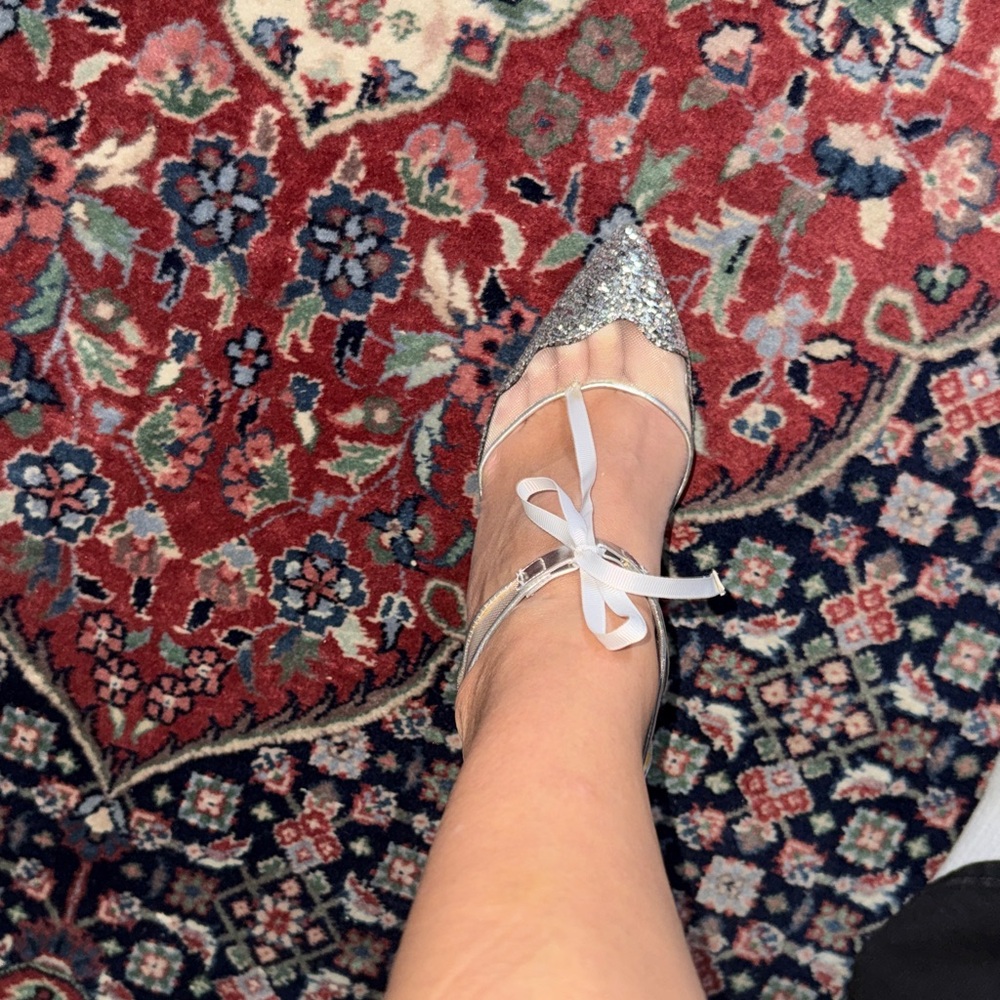 Betsey Johnson Glitter Heels - image 6